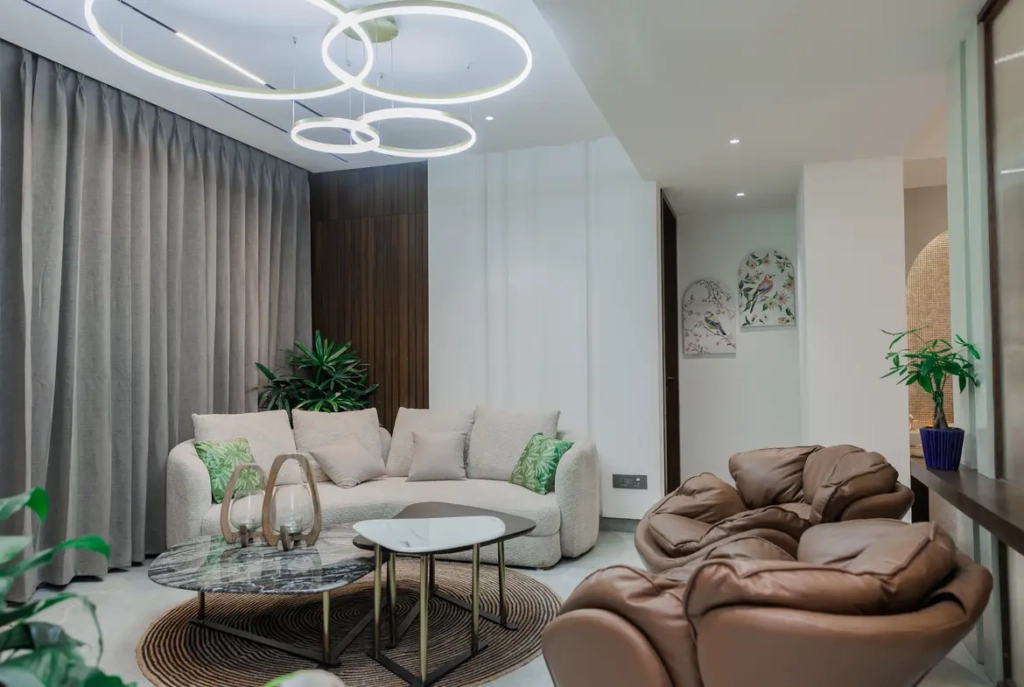 Vastu compliant Living room at Aabaran Villa